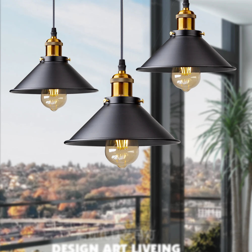 Vintage Loft Pendant Light – Retro Hanging Lamp for all Rooms