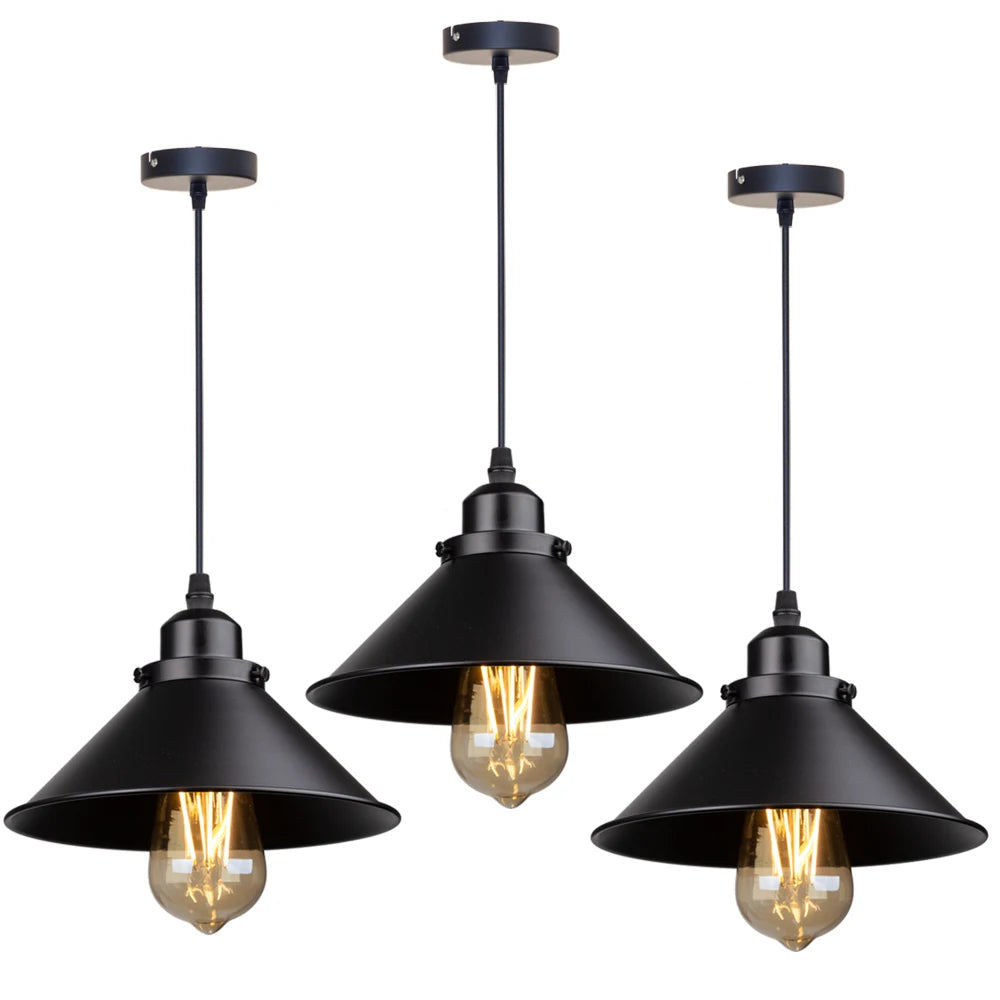 Vintage Loft Pendant Light – Retro Hanging Lamp for all Rooms