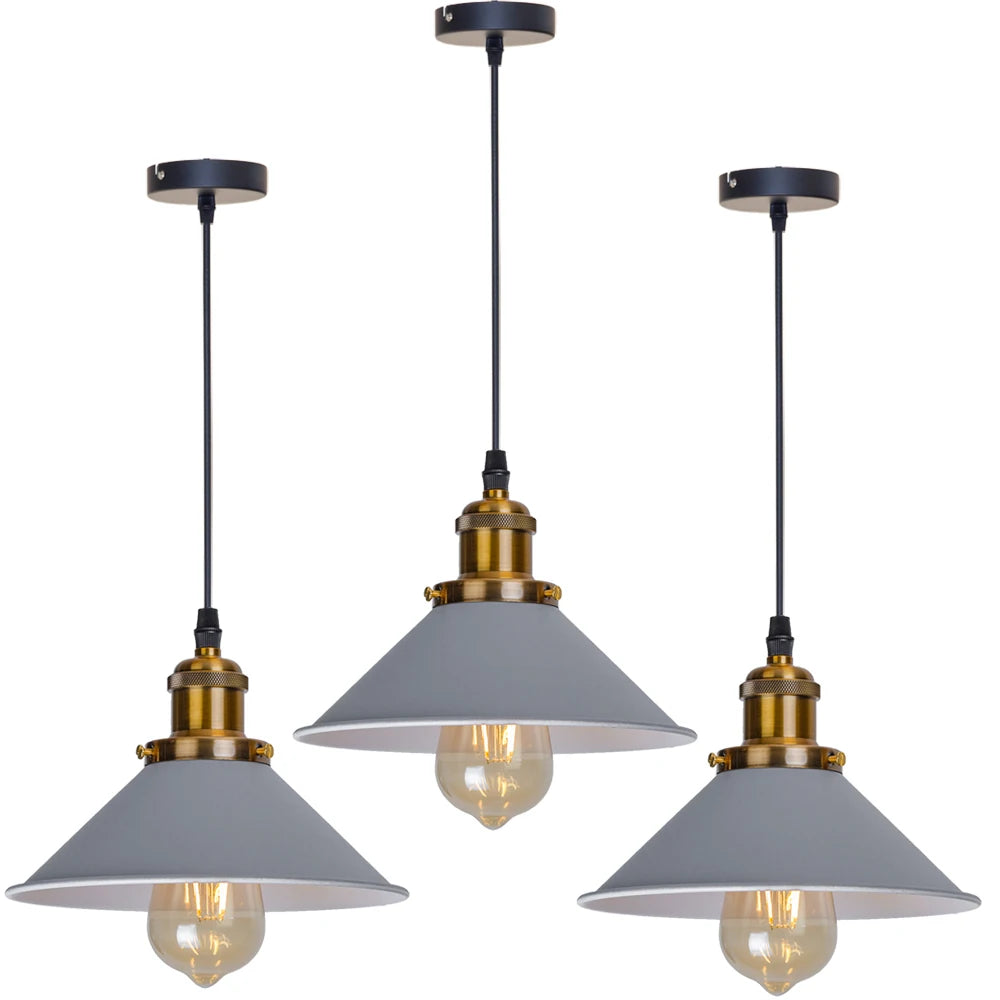 Vintage Loft Pendant Light – Retro Hanging Lamp for all Rooms
