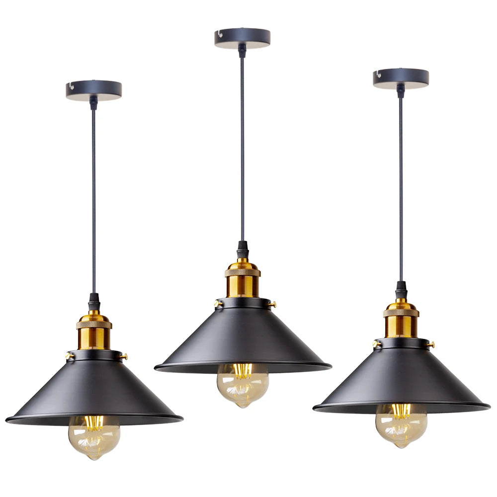 Vintage Loft Pendant Light – Retro Hanging Lamp for all Rooms