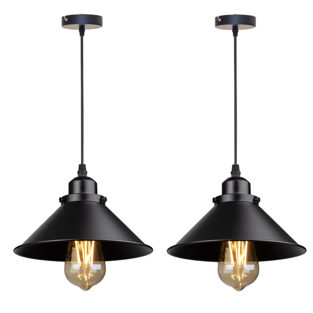 Vintage Loft Pendant Light – Retro Hanging Lamp for all Rooms