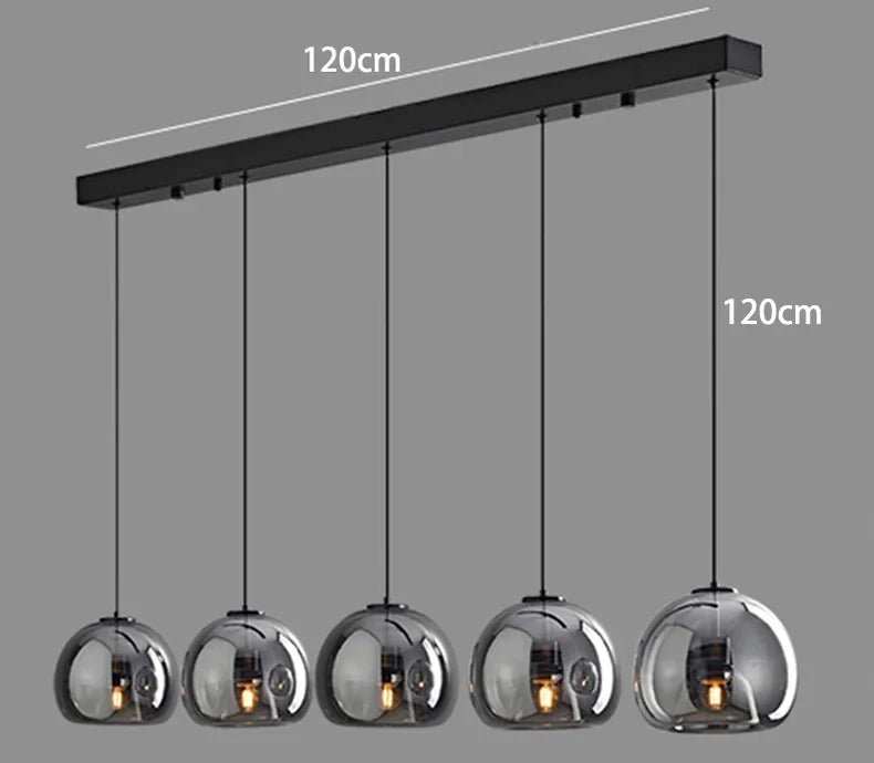 Modern Home Decor Lights Glass Pendant Light Lamps for Living Room Chandeliers for Dining Room Hanging Light Indoor Lighting