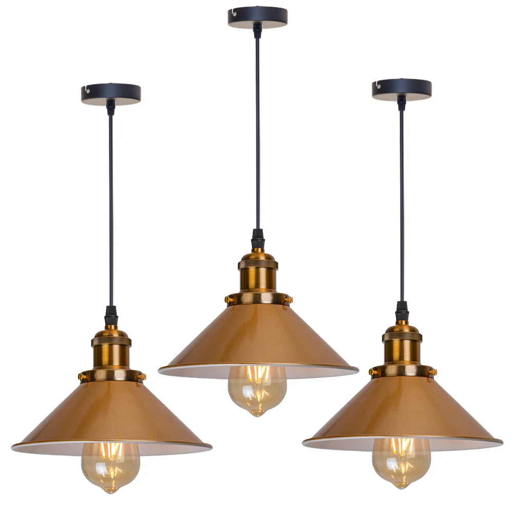 Vintage Loft Pendant Light – Retro Hanging Lamp for all Rooms