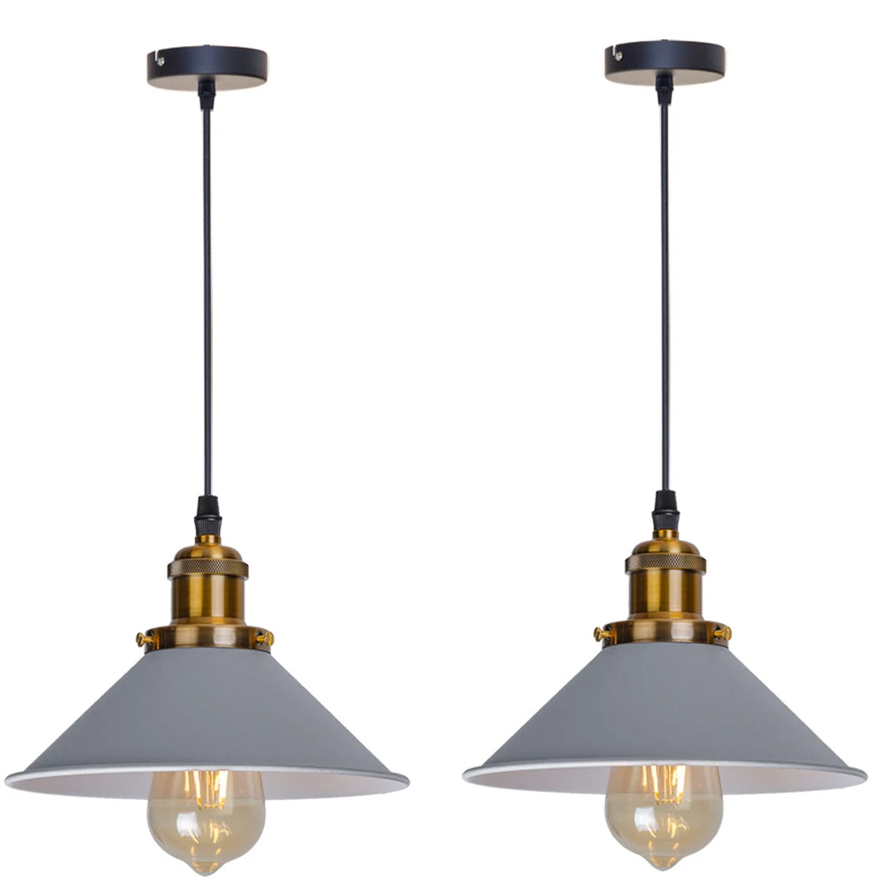 Vintage Loft Pendant Light – Retro Hanging Lamp for all Rooms
