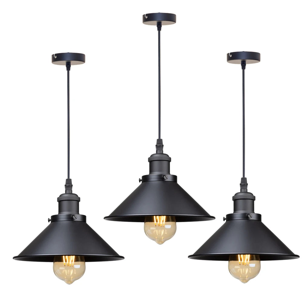 Vintage Loft Pendant Light – Retro Hanging Lamp for all Rooms