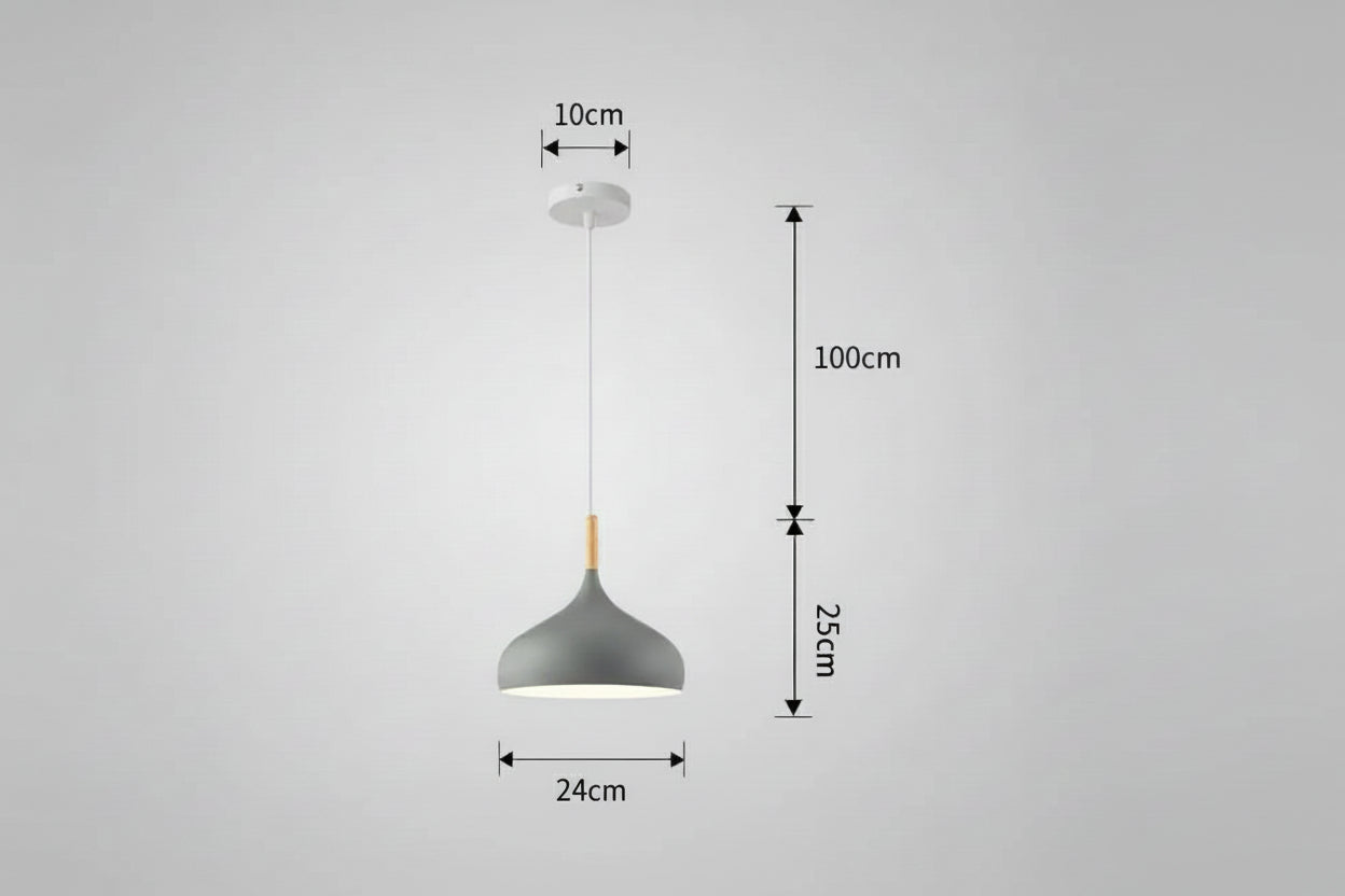 Single Head Chandelier - Metal Pendant Light